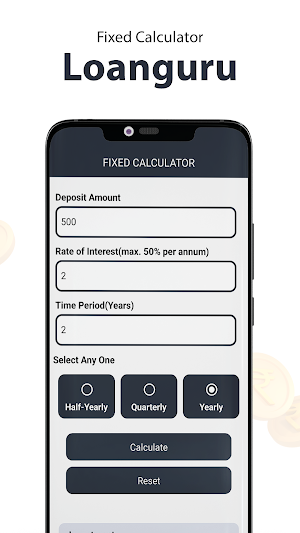 Loanguru - EMI Loan Calculator Screenshot 1