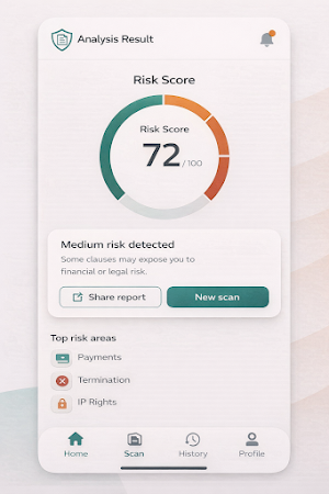 GigGuard: Contract Scanner Screenshot 2