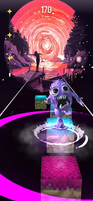 Hunter Tim Bambam Tiles Hop Screenshot 2