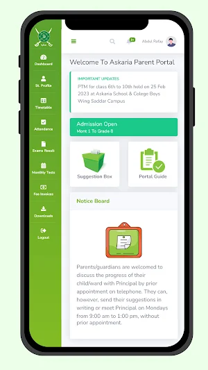 Askaria Parent Portal Screenshot 3