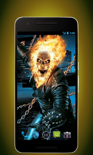 Skull Wallpapers - Fire Version Screenshot 3