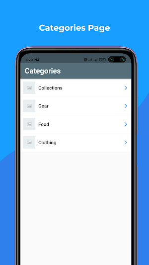 Shopware Mobile App Builder Screenshot 2