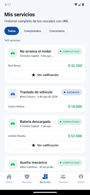 UNI - Rescate vial Screenshot 1