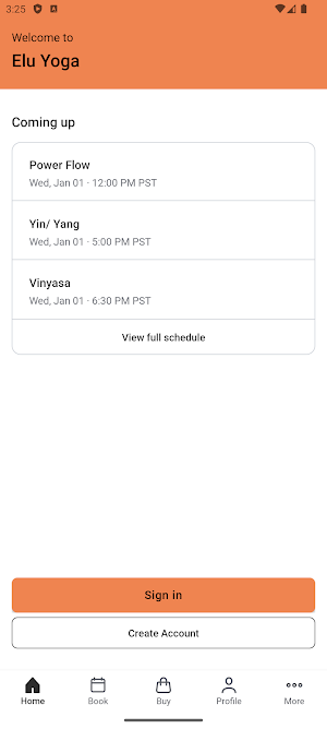 Elu Yoga Screenshot 1