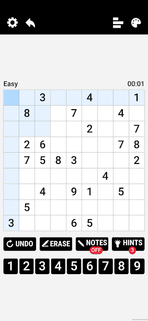 Instant Sudoku Screenshot 1