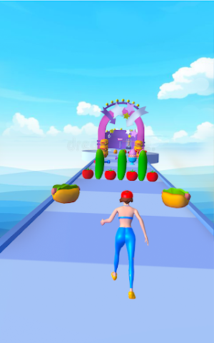 Twerk Race: Fat Pusher Running Screenshot 1