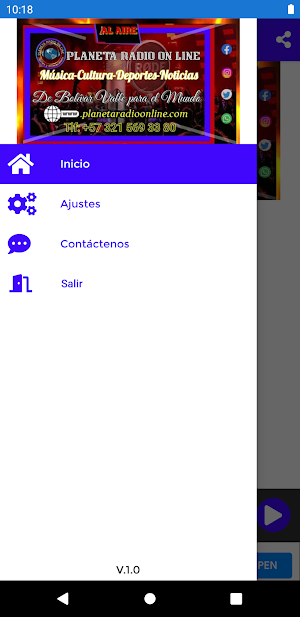 Planetaradioonline Screenshot 1