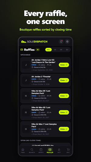 SoleDispatch: Sneaker Releases Screenshot 1