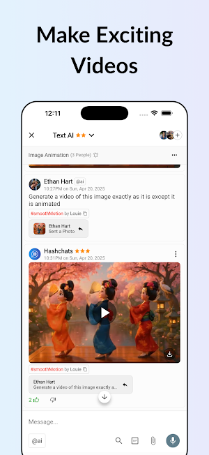 Hashchats – AI Group Chats Screenshot 3
