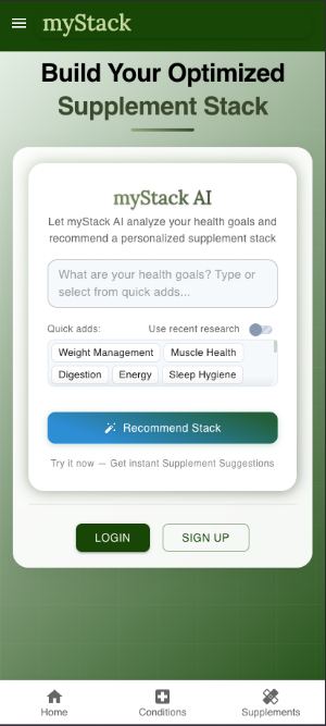 myStack Screenshot 0