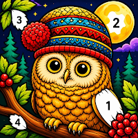 Owl Color by Number