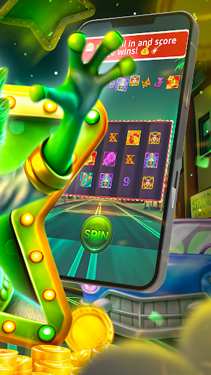 Elvis Frog in Vegas Slots Screenshot 2