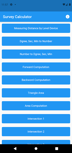 Survey Advanced Calculator Screenshot 0