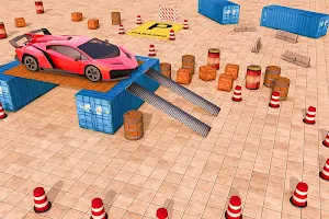 Sports car parking 3D Sim& luxury car driving test Screenshot 0