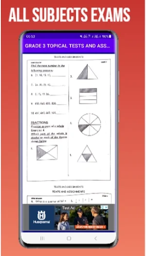 Grade 3 Subjects Topical Tests Screenshot 2