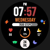 Nighty Digital 34 - watch face