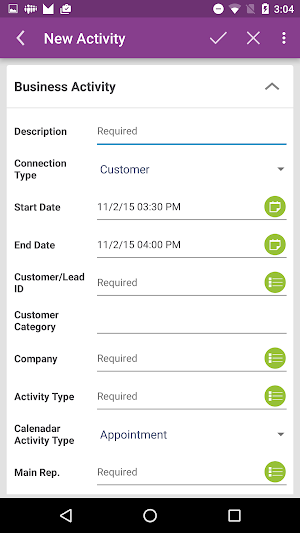 IFS CRM Companion 9 Screenshot 3
