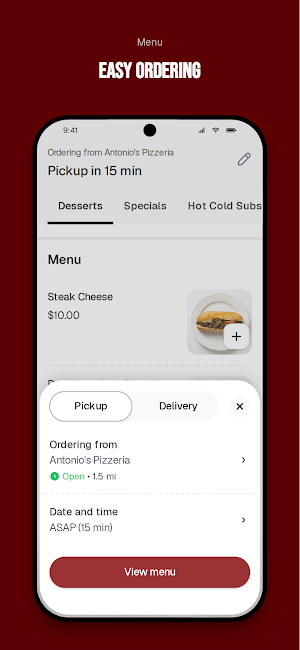 Antonio's Pizzeria Screenshot 2