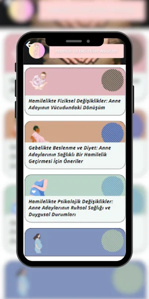 Hamile Ve Belirtiler Asistani Screenshot 2