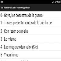 Goya:  Los desastres de la gue