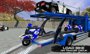 OffRoad Police Transport Truck Driving Games Screenshot 0