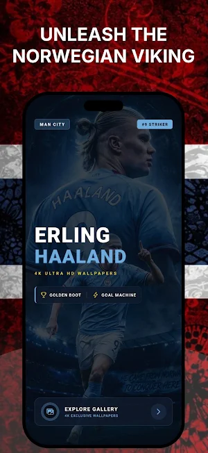 Erling Haaland Wallpaper HD Screenshot 0