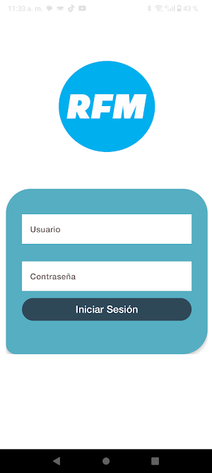 RFM Operador Screenshot 1