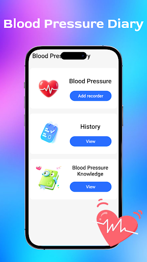 Blood Pressure Diary Screenshot 1