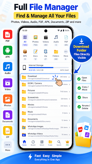 File Manager : Download Folder Screenshot 3