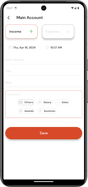 Expense Tracker Screenshot 1