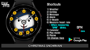 LMwatch Christmas snowman Screenshot 2