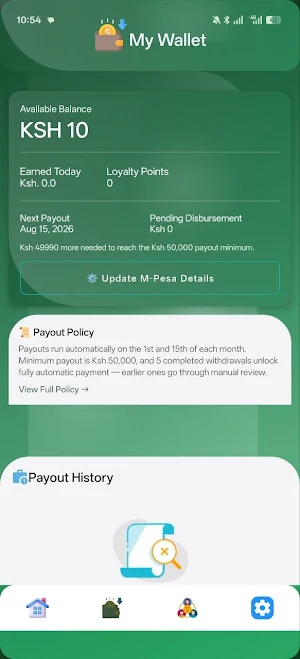 Task Pesa-Earn to Mpesa Screenshot 3