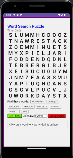 Word Search Screenshot 0