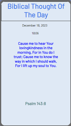 Biblical Thought of Day-Joshua Screenshot 0