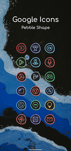 Lavien Adaptive Neon Icon Pack Screenshot 2