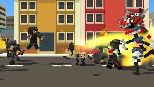 Block Gun Pixel Jetpack Screenshot 2