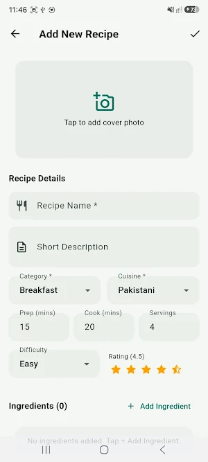 Recipe Book Screenshot 0