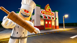 Escape Papa Pizza: Scary Obby Screenshot 0