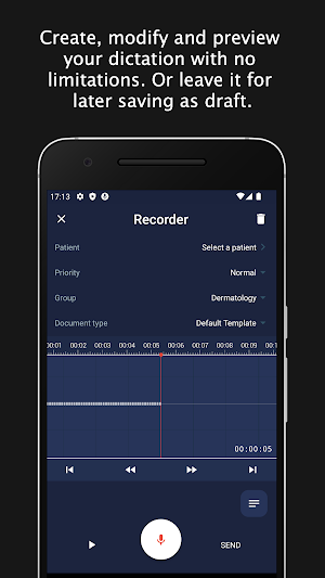 SyberScribe Dictate Screenshot 1