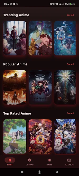 WinAnime - Anime TV Screenshot 2