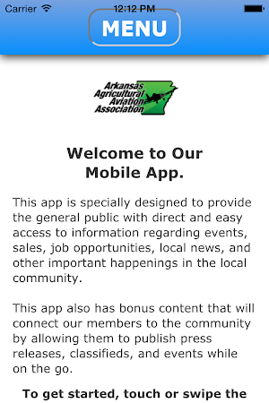AR Agricultural Aviation Assoc Screenshot 0