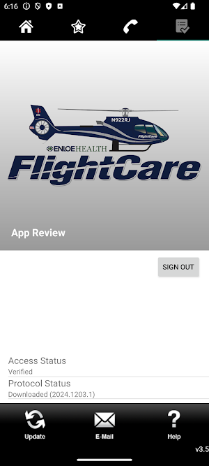 Enloe FlightCare Screenshot 2