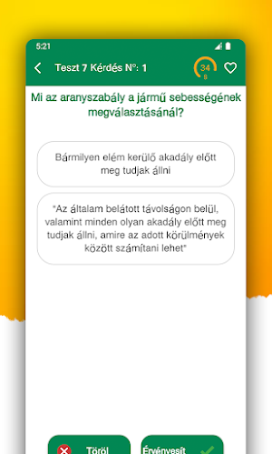 KRESZ Teszt Screenshot 2
