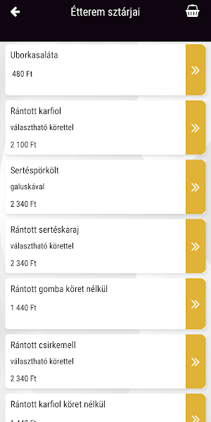 FlaMó menüs étkezde Screenshot 1