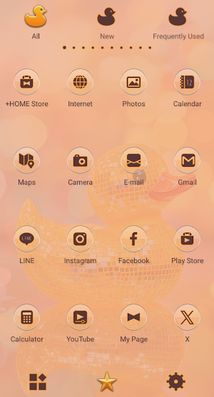 Disco Duck Theme +HOME Screenshot 2