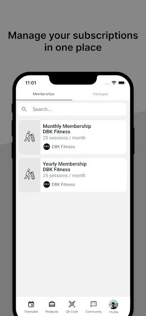 DBK Fitness Screenshot 2