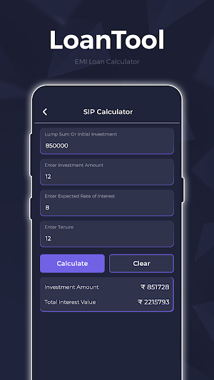 LoanTool EMI Loan Calculator Screenshot 2