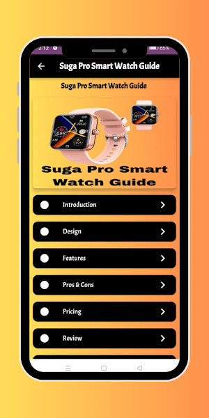 Suga Pro Smart Watch Guide Screenshot 1