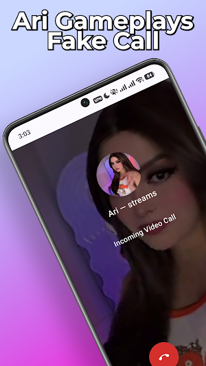 AriGameplays Fake Call & Chat Screenshot 0