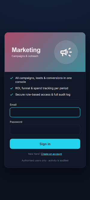 ATUMobile Marketing Screenshot 0